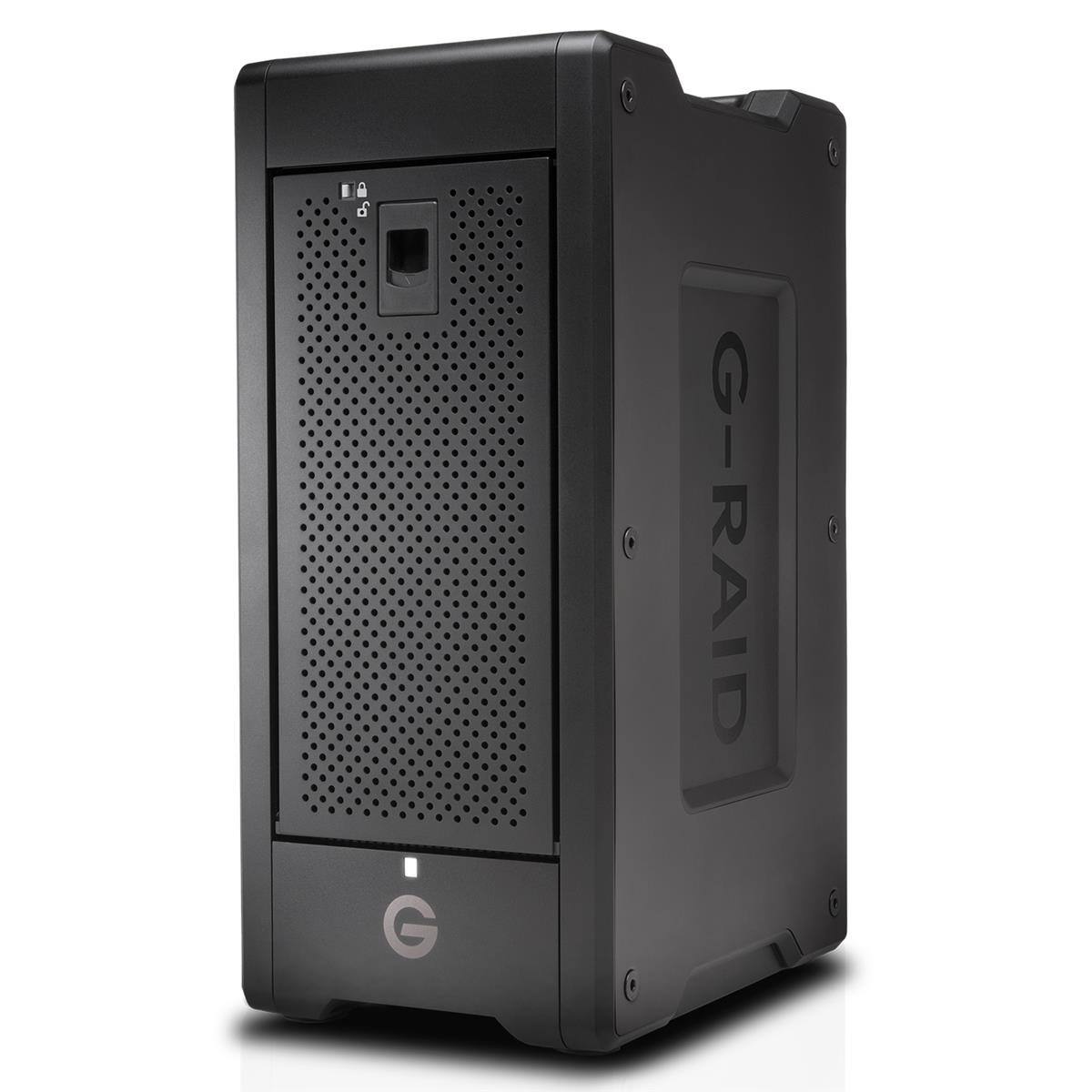 Alt View 2. WD - WD G-RAID Shuttle 8-Bay Thunderbolt 3 and USB-C RAID Array with 48TB (8x 6TB) Removable HDD, Bundle with iM2500 Storm.