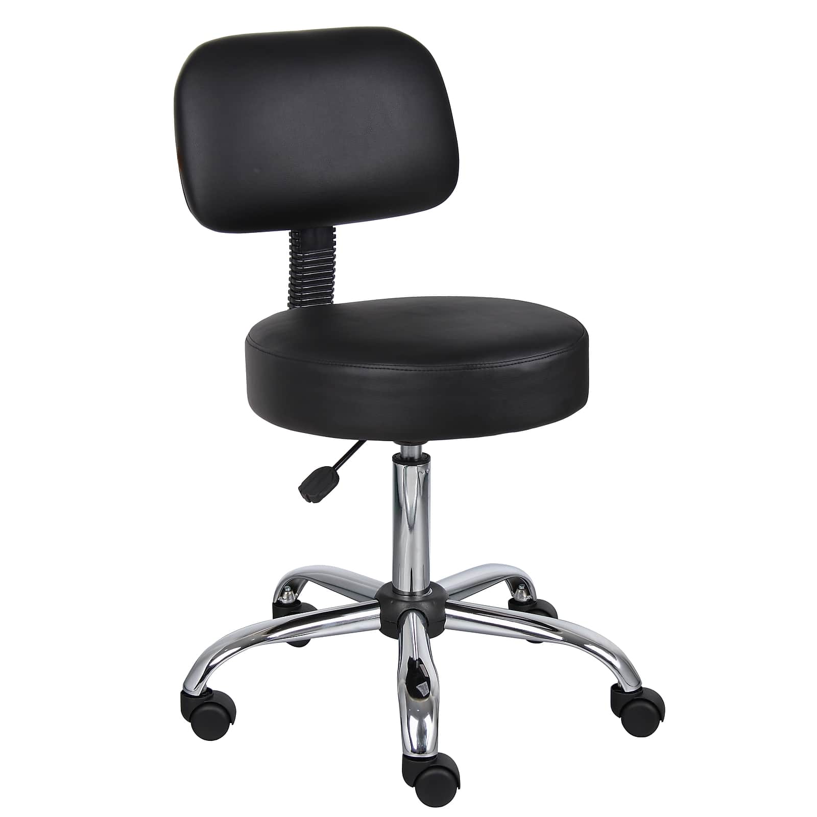 Boss Office Products - Boss Be Well Armless Medical Spa Professional Drafting Stool, (B245-BK) - Black
