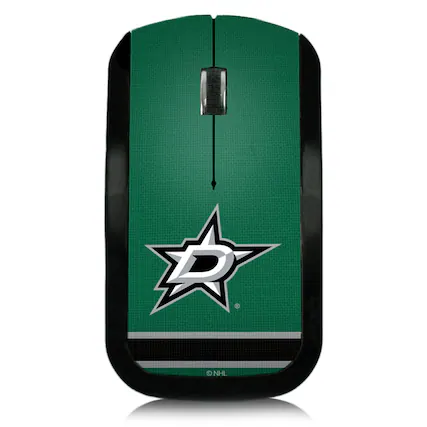Front. Keyscaper - Dallas Stars Stripe Wireless Mouse - Multicolor.