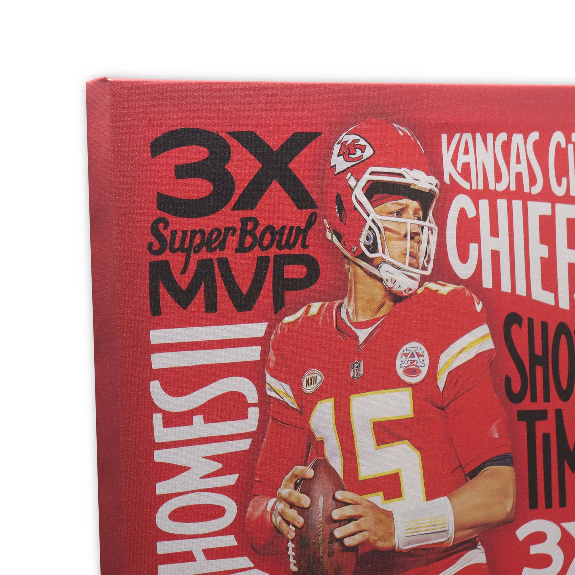 3X Super Bowl MVP  
KANSAS CITY CHIEFS  
PATRICK HOMES III  
SHOT TIME 3X