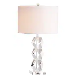 Jonathan Y - Sofia 26" Crystal LED Table Lamp - Clear