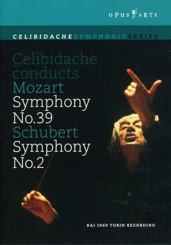 Sergiu Celibidache - Celibidache Conducts Mozart Symphony No. 39 / Schubert Symphony No. 2  - DVD