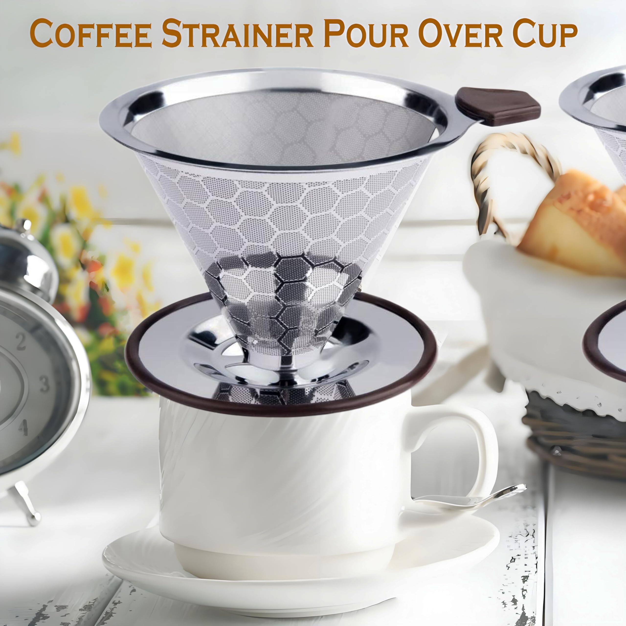 COFFEE STRAINER POUR OVER CUP