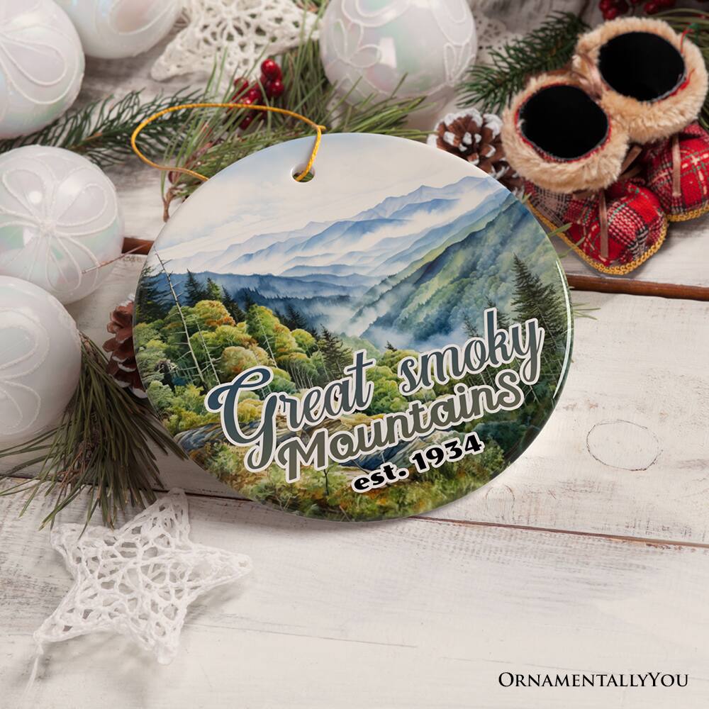 Great Smoky Mountains est. 1934  
ORNAMENTALLY YOU