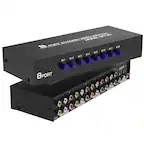 8 PORT AUDIO VIDEO SWITCH MODEL: BOA-AV
IN1 IN2 IN3 IN4 IN5 IN6 IN7 IN8
8 PORT
L AUDIO R VIDEO
L AUDIO R VIDEO
L AUDIO R VIDEO
L AUDIO R VIDEO
L AUDIO R VIDEO
L AUDIO R VIDEO
L AUDIO R VIDEO
L AUDIO R VIDEO
L AUDIO R VIDEO
L AUDIO R VIDEO
L AUDIO R VIDEO
L AUDIO R VIDEO
L AUDIO R VIDEO
L AUDIO R VIDEO
L AUDIO R VIDEO
L AUDIO R VIDEO
L AUDIO R VIDEO
L AUDIO R VIDEO
L AUDIO R VIDEO
L AUDIO R VIDEO
L AUDIO R VIDEO
L AUDIO R VIDEO
L AUDIO R VIDEO
L AUDIO R VIDEO
L AUDIO R VIDEO
L AUDIO R VIDEO
L AUDIO R VIDEO
L AUDIO R VIDEO
L AUDIO R VIDEO
L AUDIO R VIDEO
L AUDIO R VIDEO
L AUDIO R VIDEO
L AUDIO R VIDEO
L AUDIO R VIDEO
L AUDIO R VIDEO
L AUDIO R VIDEO
L AUDIO R VIDEO
L AUDIO R VIDEO
L AUDIO R VIDEO
L AUDIO R VIDEO
L AUDIO R VIDEO
L AUDIO R VIDEO
L AUDIO R VIDEO
L AUDIO R VIDEO
L AUDIO R VIDEO
