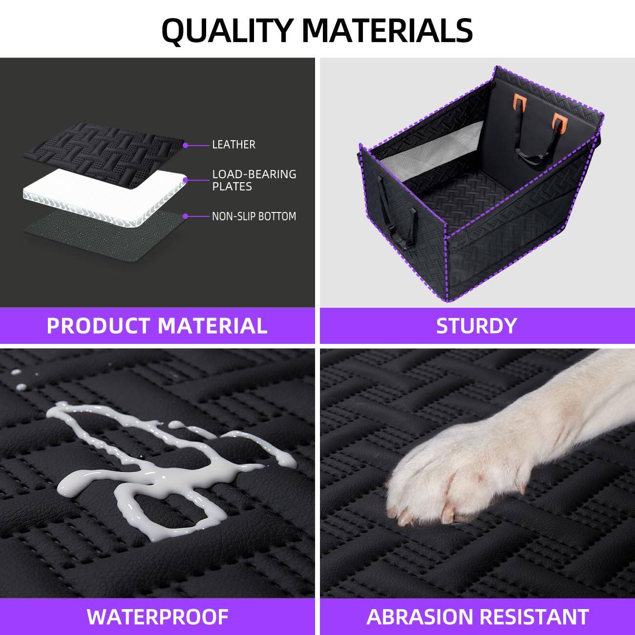 QUALITY MATERIALS

- LEATHER
- LOAD-BEARING PLATES
- NON-SLIP BOTTOM

PRODUCT MATERIAL

- WATERPROOF
- STURDY
- ABRASION RESISTANT