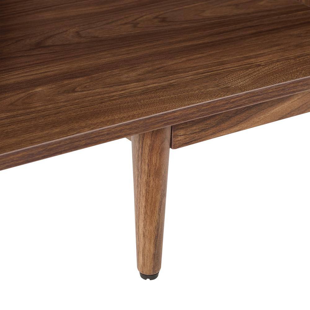 Alt View 4. Crosley Furniture - Liam Large Record Player Stand With Vinyl Storage - Walnut.