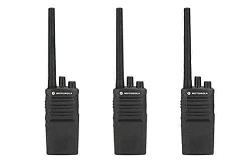 3 Pack of Motorola RMV2080 Business Two-Way Radio 2 Watts/8 Channels Military Spec - Black