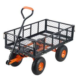 Boyel Living - Dump Cart Metal Garden Heavy Duty Outdoor Utility Wagon