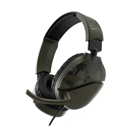 Front. Turtle Beach - Recon 70 Multiplatform Gaming Headset - Green Camo.