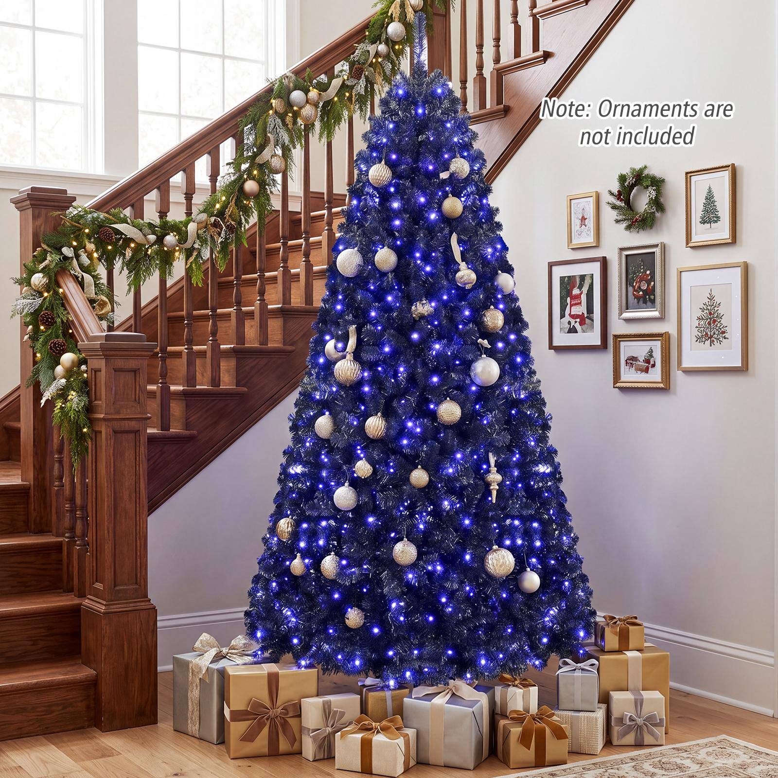 Note: Ornaments are not included