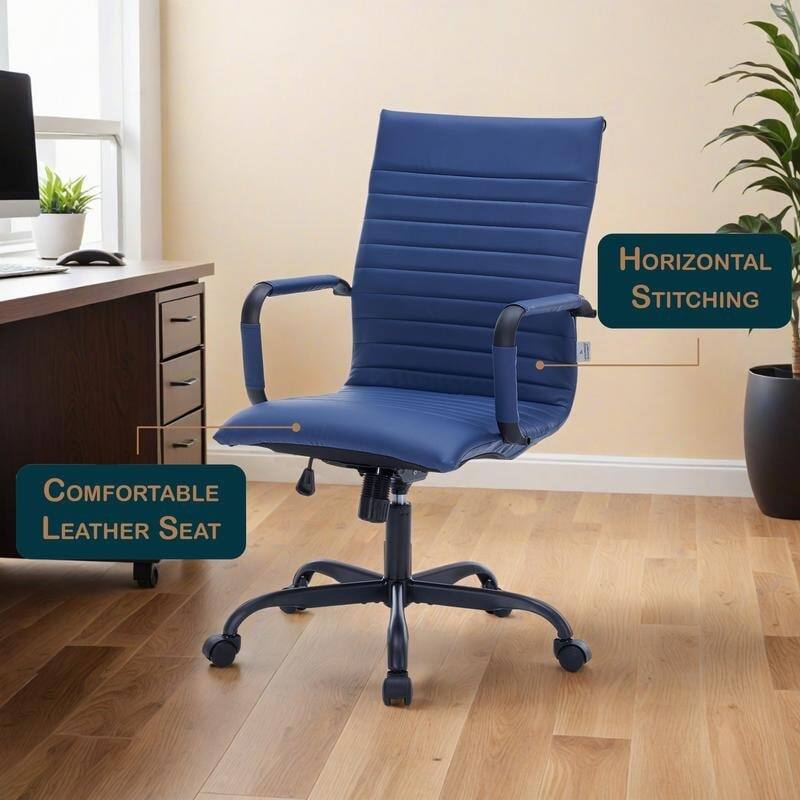 - Comfortable Leather Seat
- Horizontal Stitching