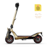 NAVEE - UT5 Ultra X Electric Scooter, 74.6mi Max Range, 43.5MPH Max Speed, Dual 2400W Motors, Hydraulic Suspension, 12" Tires - Gold