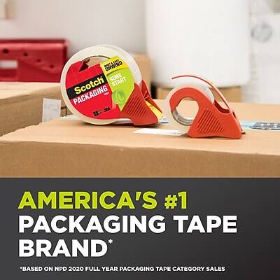 BEACE UNWIND SURE START PACKAGING Scotch 3M AMERICA'S #1 PACKAGING TAPE BRAND* *BASED ON NPD 2020 FULL YEAR PACKAGING TAPE CATEGORY SALES

AMERICA'S #1 PACKAGING TAPE BRAND*
*BASED ON NPD 2020 FULL YEAR PACKAGING TAPE CATEGORY SALES