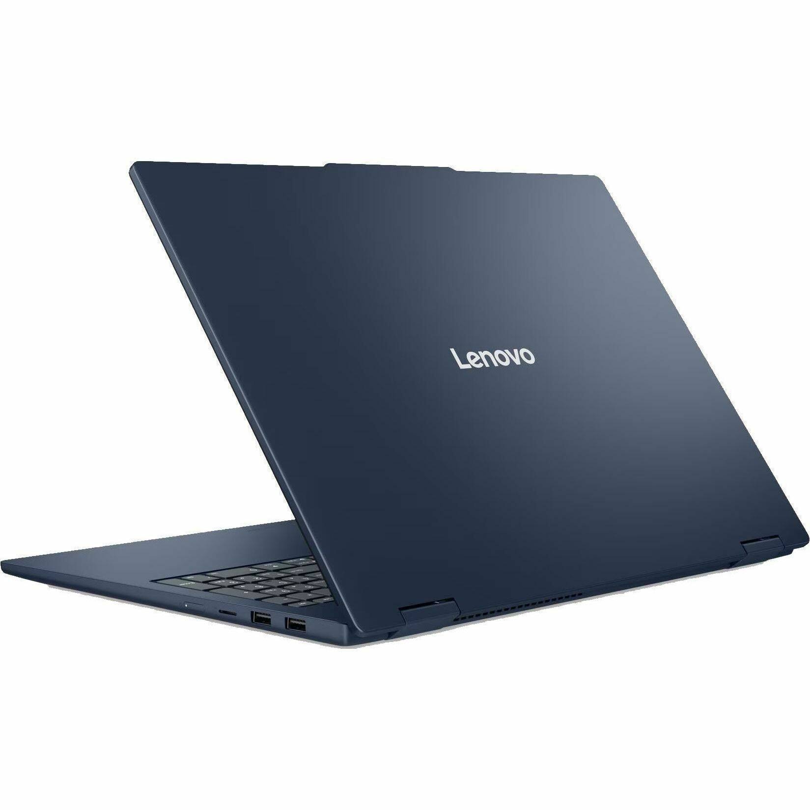 Alt View 7. Lenovo - Lenovo IdeaPad 5 16" Touchscreen Convertible - Intel Core Ultra 7 - 16GB - 1TB SSD - Windows 11 - Cosmic Blue - Cosmic Blue.