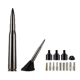 AMMOTENNA - 50gm 5.5-in. Billet Aluminum 0.50 Cal Replica Antenna Mast (gun Metal) - Gray