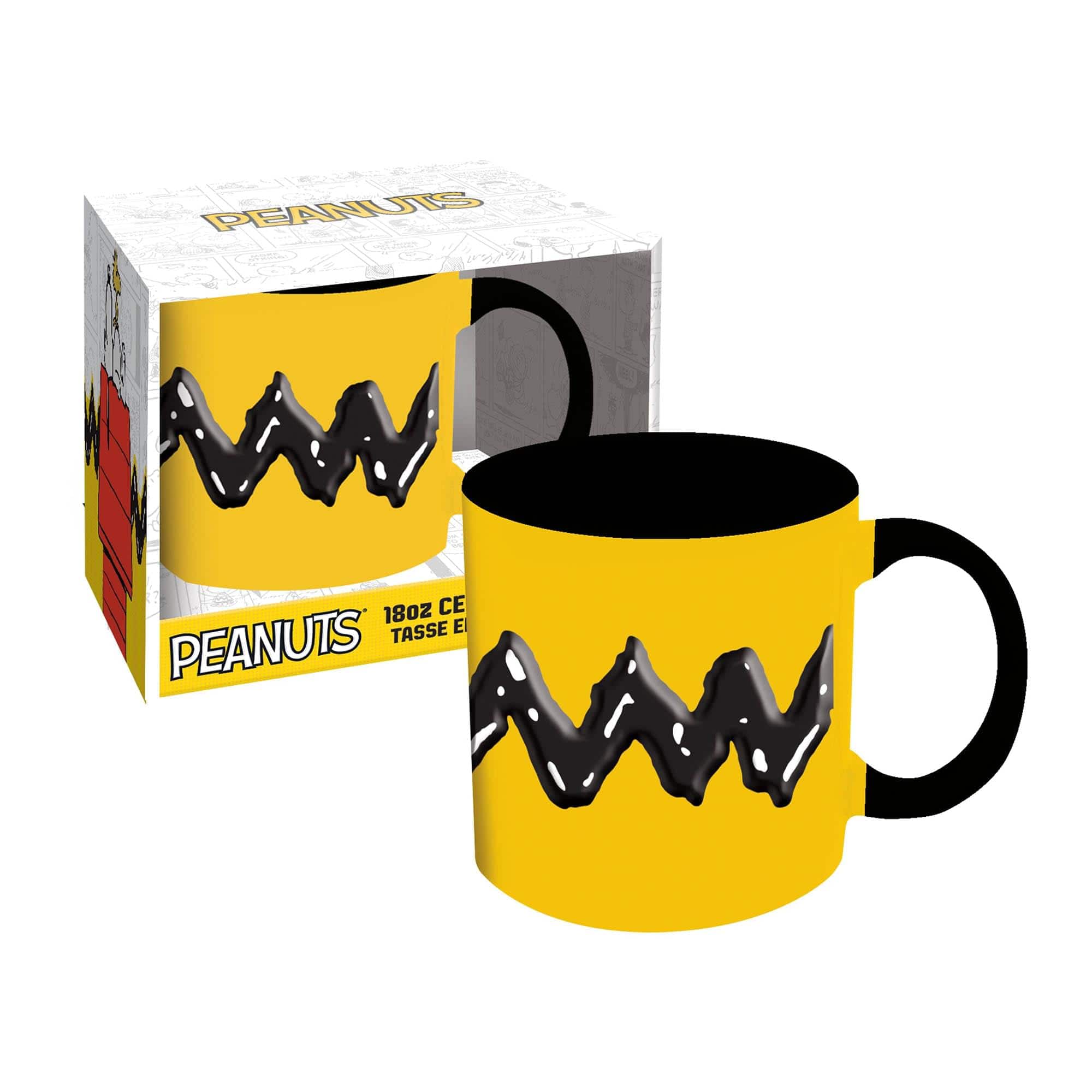 Peanuts - Charlie Brown's Shirt 18oz Embossed Ceramic Mug - Multi-Colored price history on PriceWatchPro
