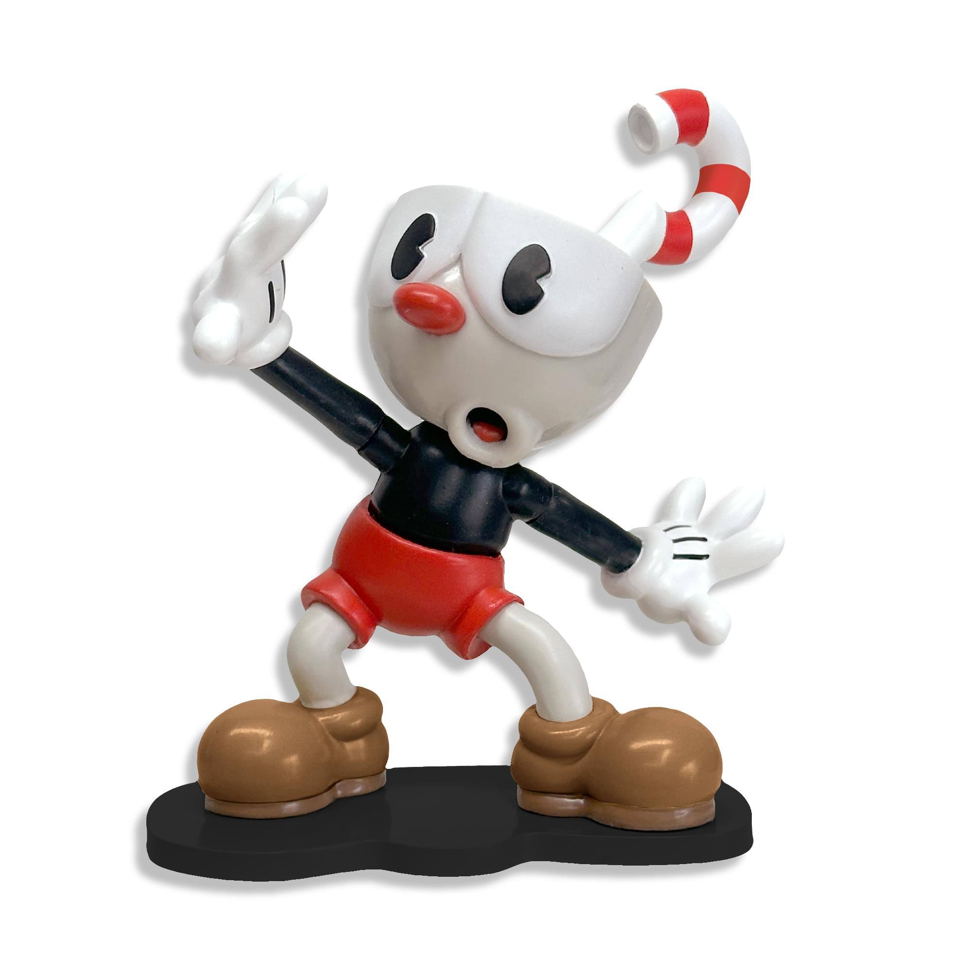 Alt View 2. Toynk - Cuphead Create-A-Figure 3-Inch Mini Figure | Cuphead - Red.