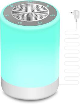 FINEAK - White Noise Machine for Baby with Night Light - Gray