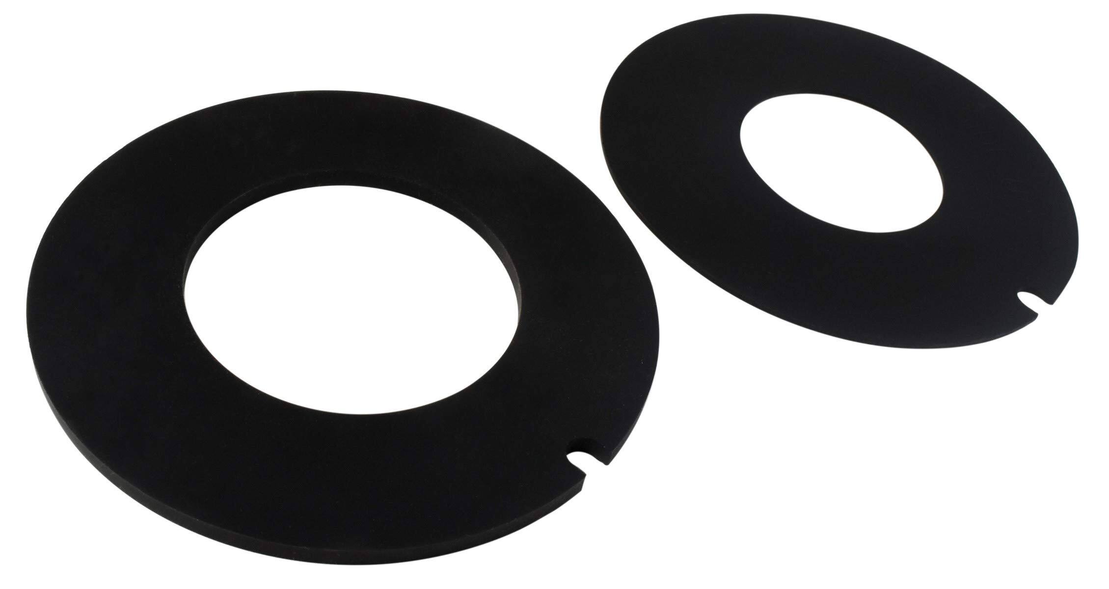 Alt View 2. HQRP - RV Marine Toilet Bowl Seal Kit with Flush Ball Seal - for Dometic-Sealand VacuFlush, Replaces 385311462, 385310677 - Black.