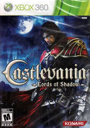 XBOX 360 NTSC
Castlevania: Lords of Shadow
MATURE 17+ JEUNES ADULTES 17+
CONTENT RATED BY ESRB
KONAMI - E10+ (Everyone 10+)