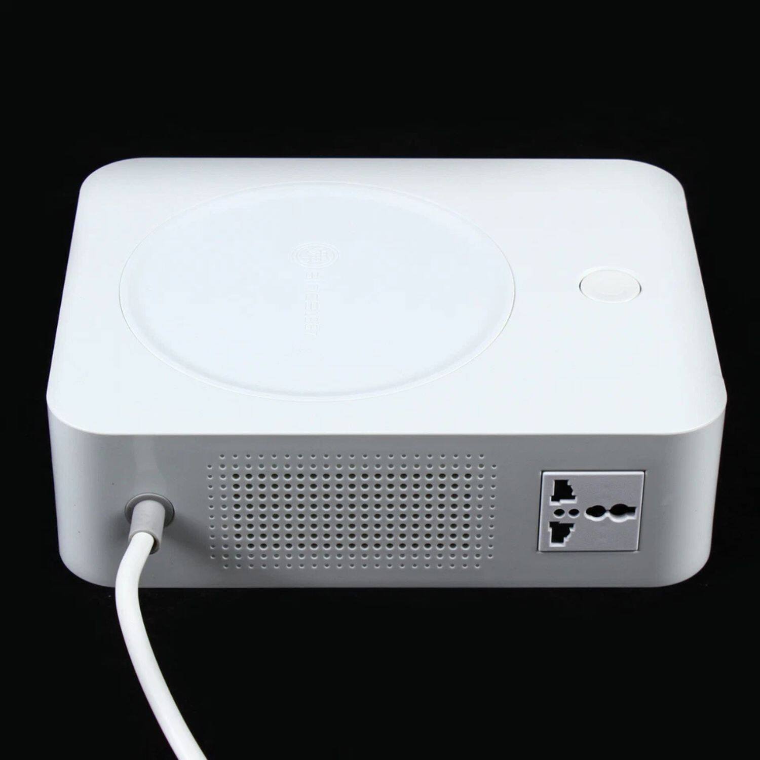 Left. Home Collection - 2000W Heavy-Duty Step Up Voltage Converter Transformer – 110V to 220V Power Converter for Appliances and Electronics - White.