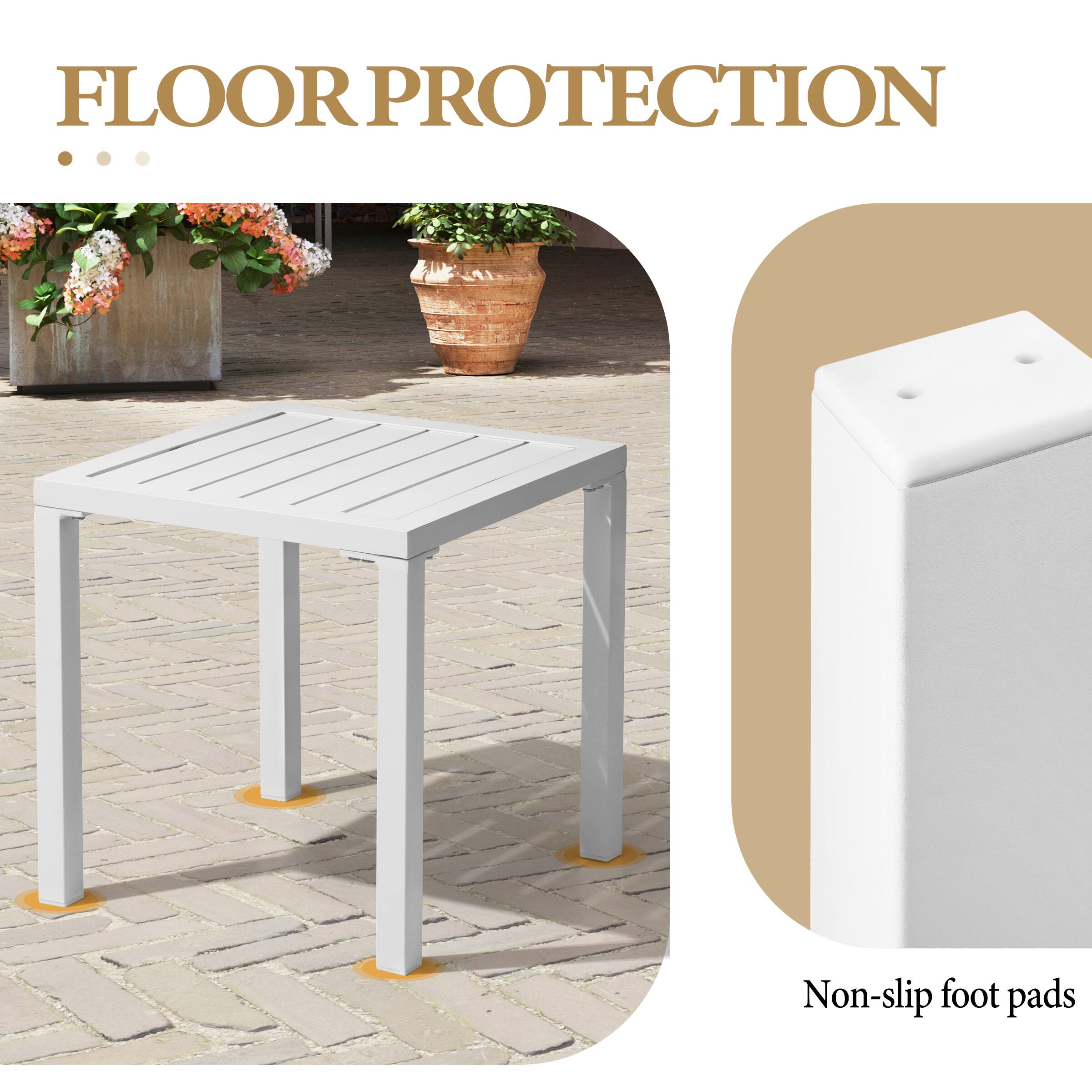 FLOOR PROTECTION

Non-slip foot pads
