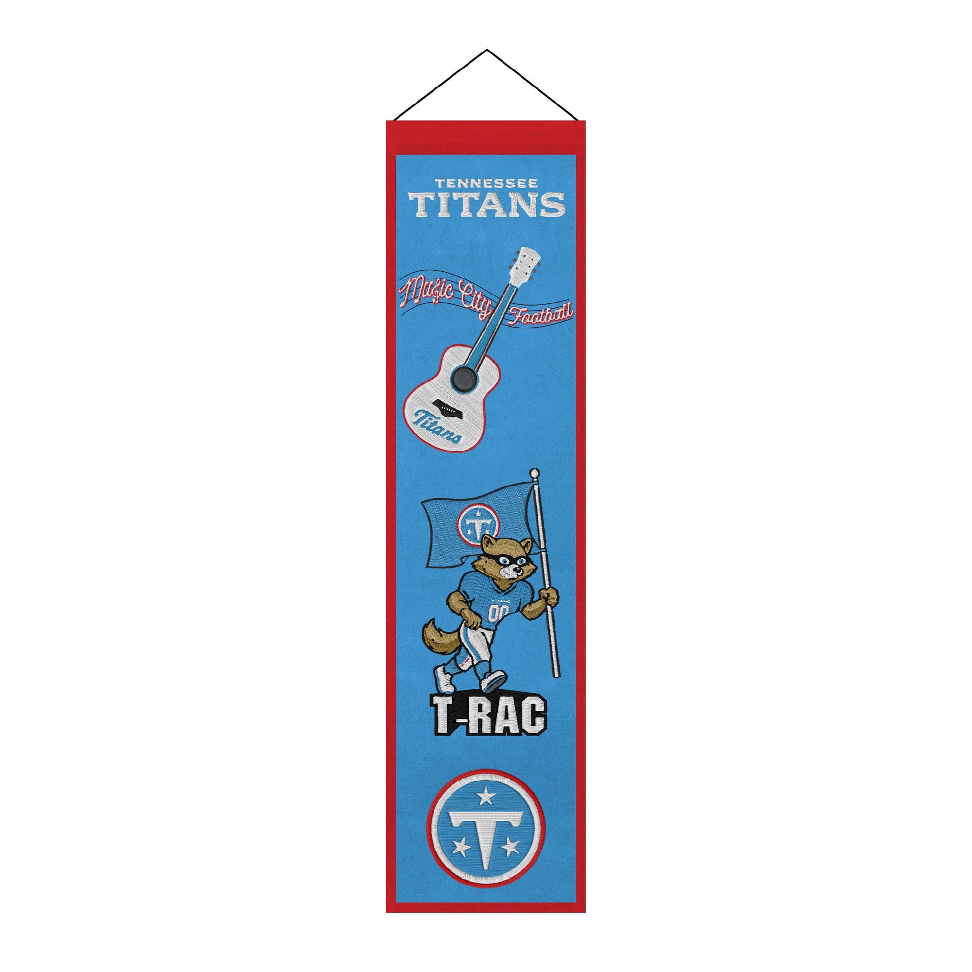 Sporticulture - Tennessee Titans 8" x 32" Icons Banner - Multicolor