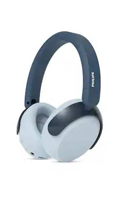 Philips - TAK5500 Kids Wireless Over-Ear Bluetooth Headphones with Active Noise Canceling, 85dB Volume Limit, Audio Sharing - Real Teal