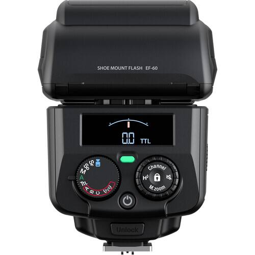 SHOE MOUNT FLASH EF-60  
00 TTL  
SF 2  
M  
PE00  
TrL  
A  
(0)  
Channel  
H2  
M.  
200m  
Unlock
