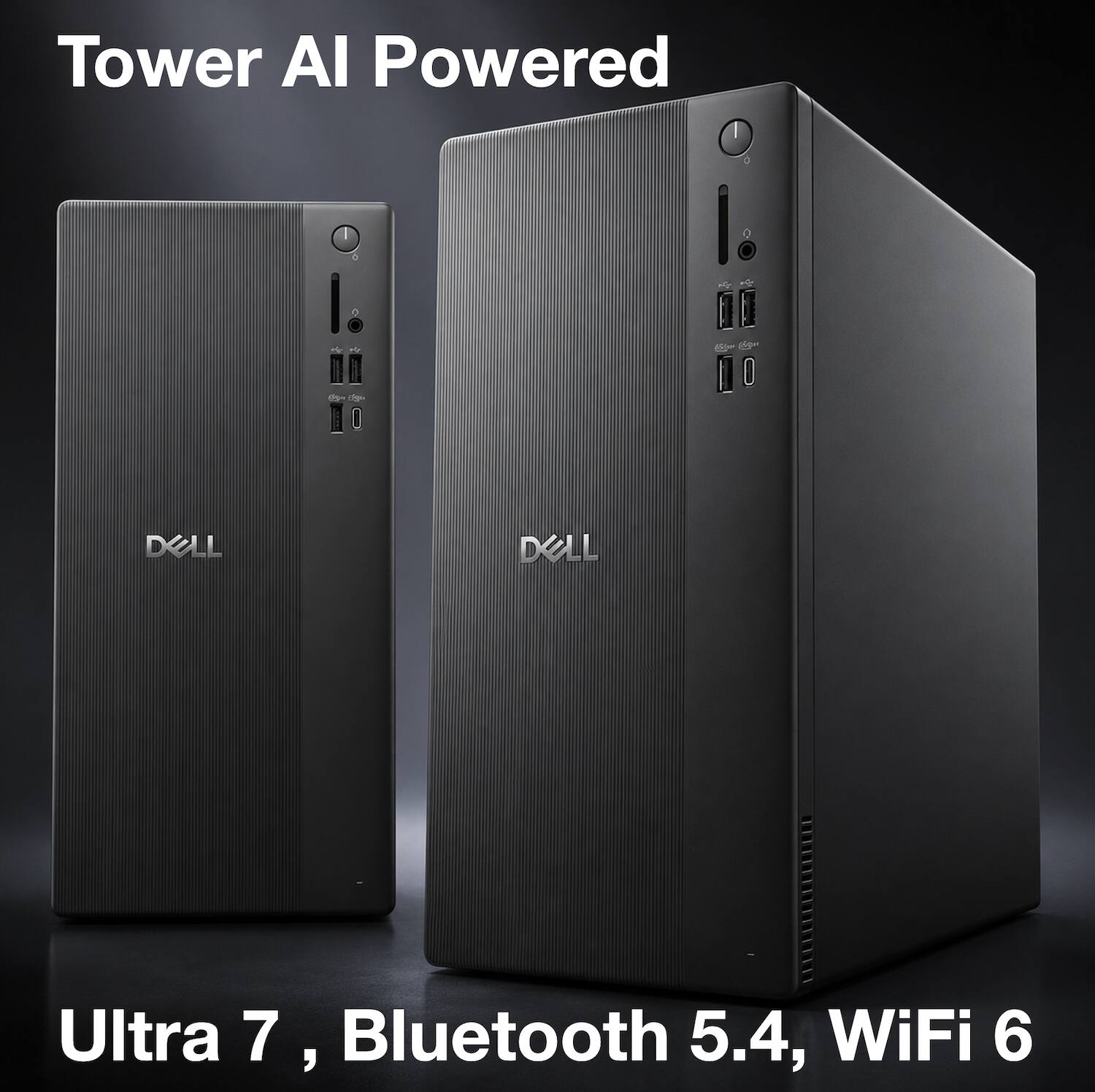 Tower AI Powered  
Ultra 7, Bluetooth 5.4, WiFi 6