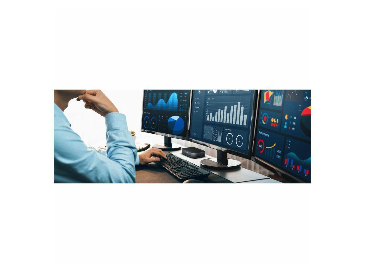 Alt View 10. ASUS - Asus NUC 14 Pro AI RNUC14LNKU7099NU Desktop Computer U7 258V 32GB 1TB SSD W1P - Black.