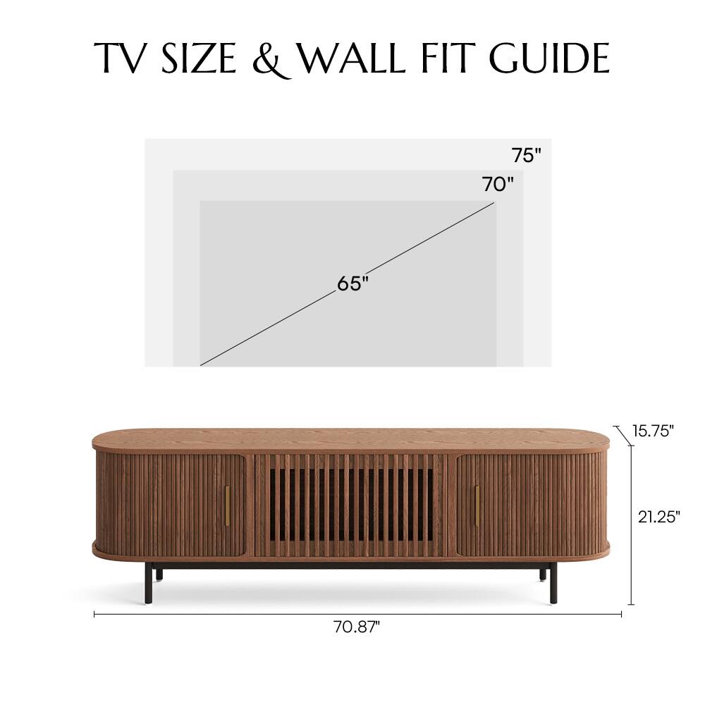 TV SIZE & WALL FIT GUIDE

75" 70" 65"

15.75" 21.25" 70.87"