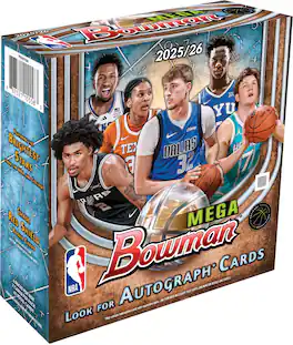 2025-2026 Topps Bowman Basketball Mega Box