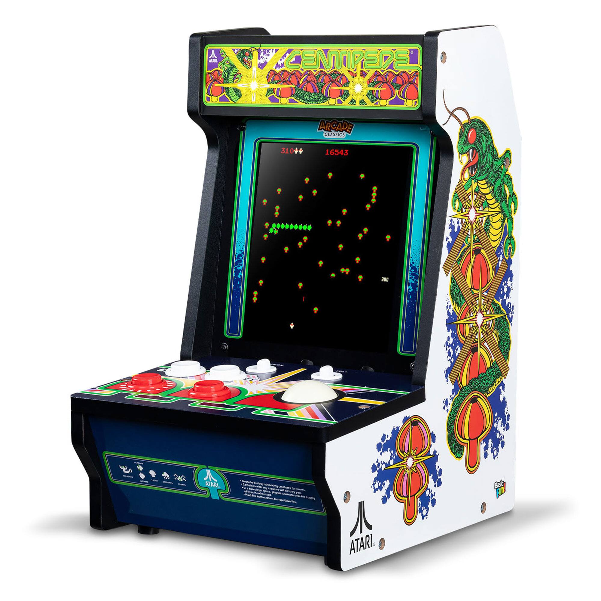 Arcade Classics Atari Centipede Counter Series Arcade Game with 8 Inch Screen - Windows