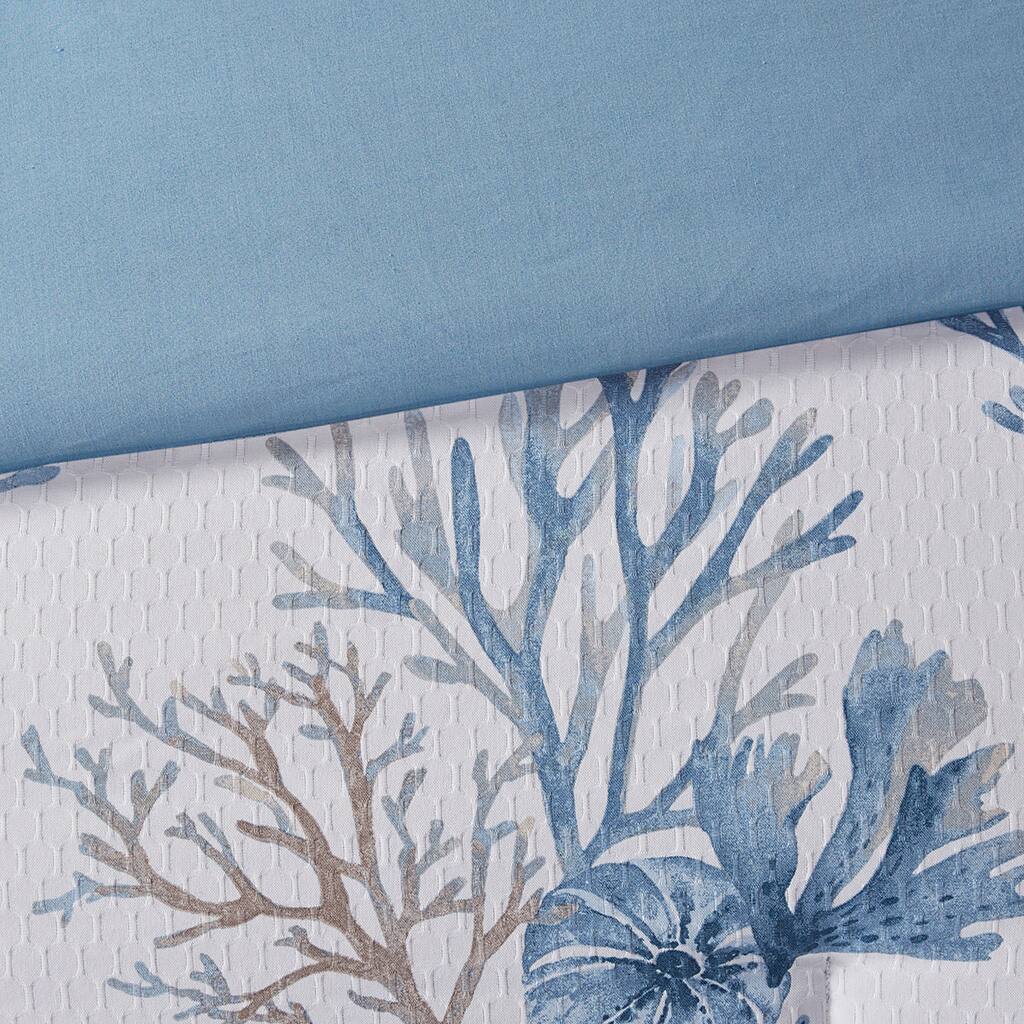 Alt View 5. Gracie Mills - Gracie Mills Ellison 6-Piece Jacquard Stripe Oversized Cotton Comforter Set - White/Grey.