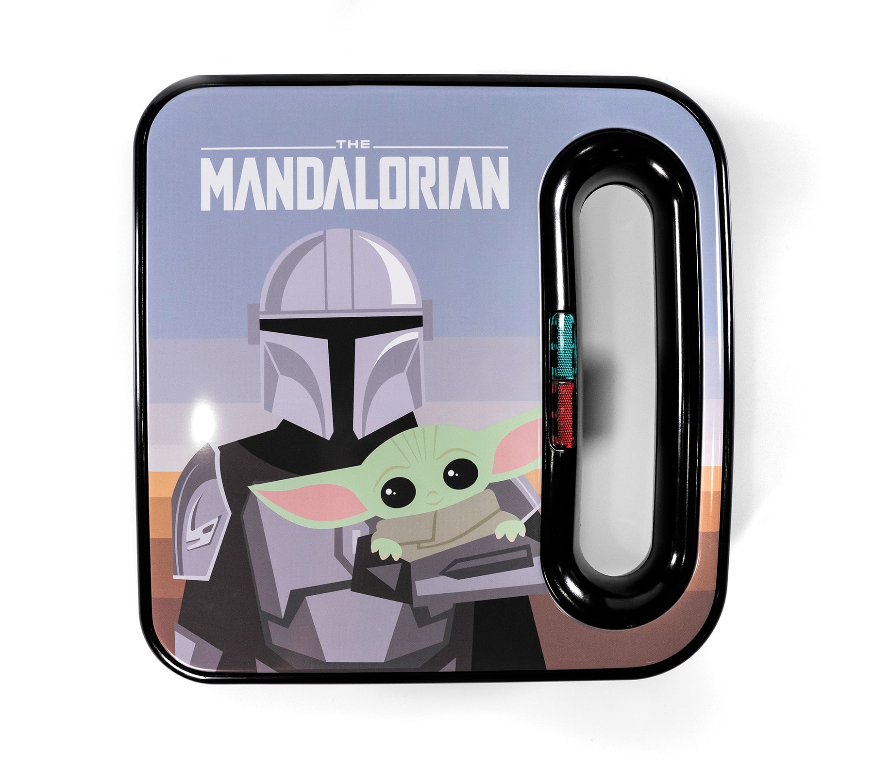Front. Uncanny Brands - Uncanny Brands Star Wars The Mandalorian Grilled Cheese Maker  a Mandalorian Kitchen Appliance - Blue.
