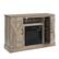 Alt View 9. Chateau Abodes - 47" Farmhouse TV Stand with Open and Closed Storage Space for TV up to 50" - Gray Wash with Fireplace.