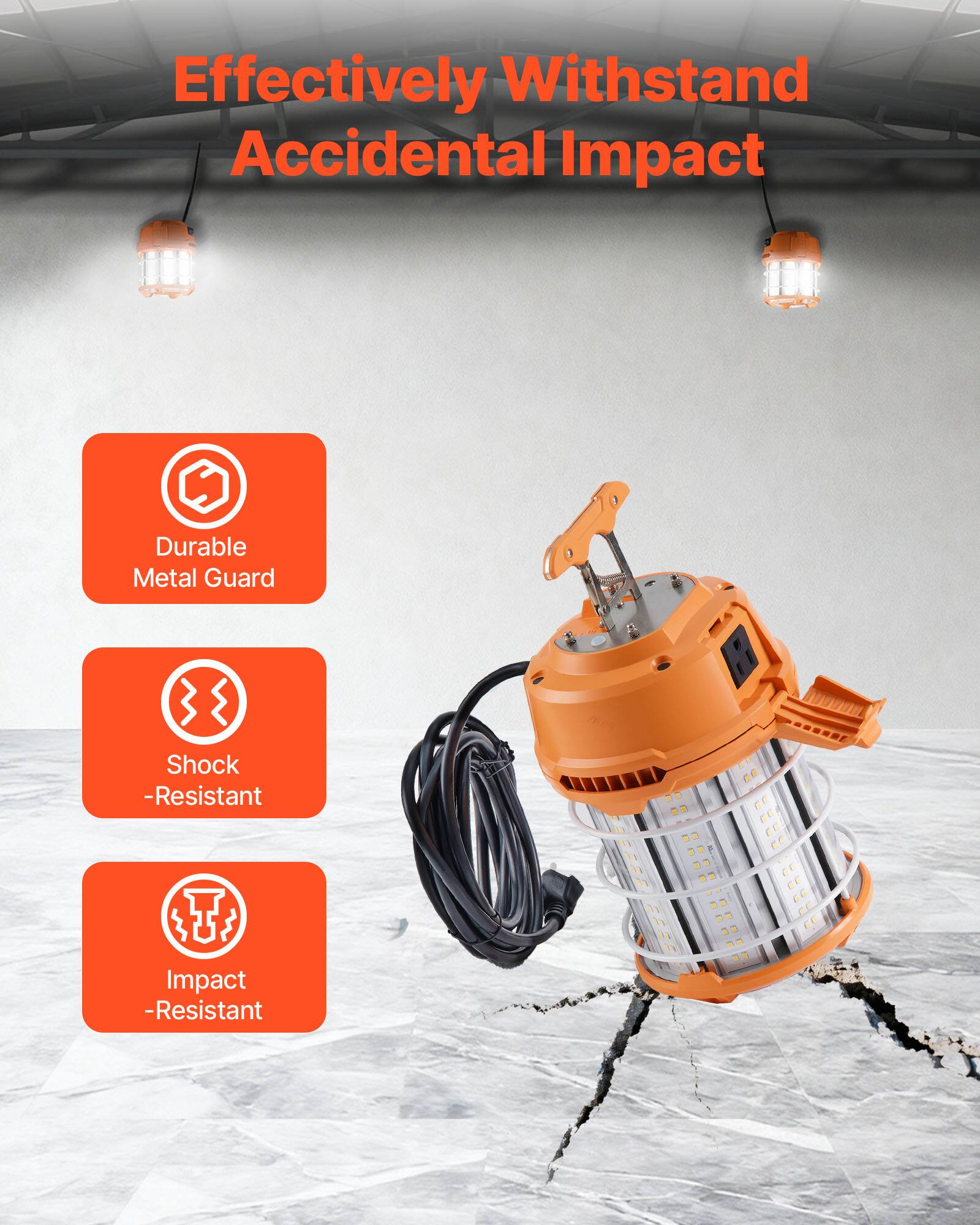 Effectively Withstand Accidental Impact

- Durable Metal Guard
- Shock-Resistant
- Impact-Resistant