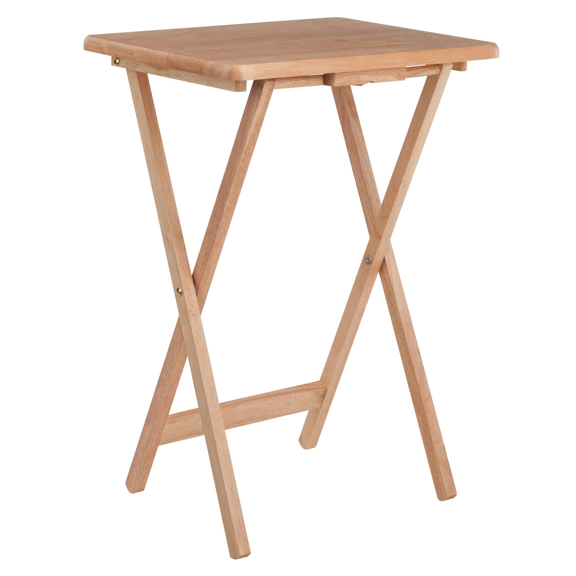Alt View 4. Winsome Wood - Alex 2-Pc Snack Tables - Natural.