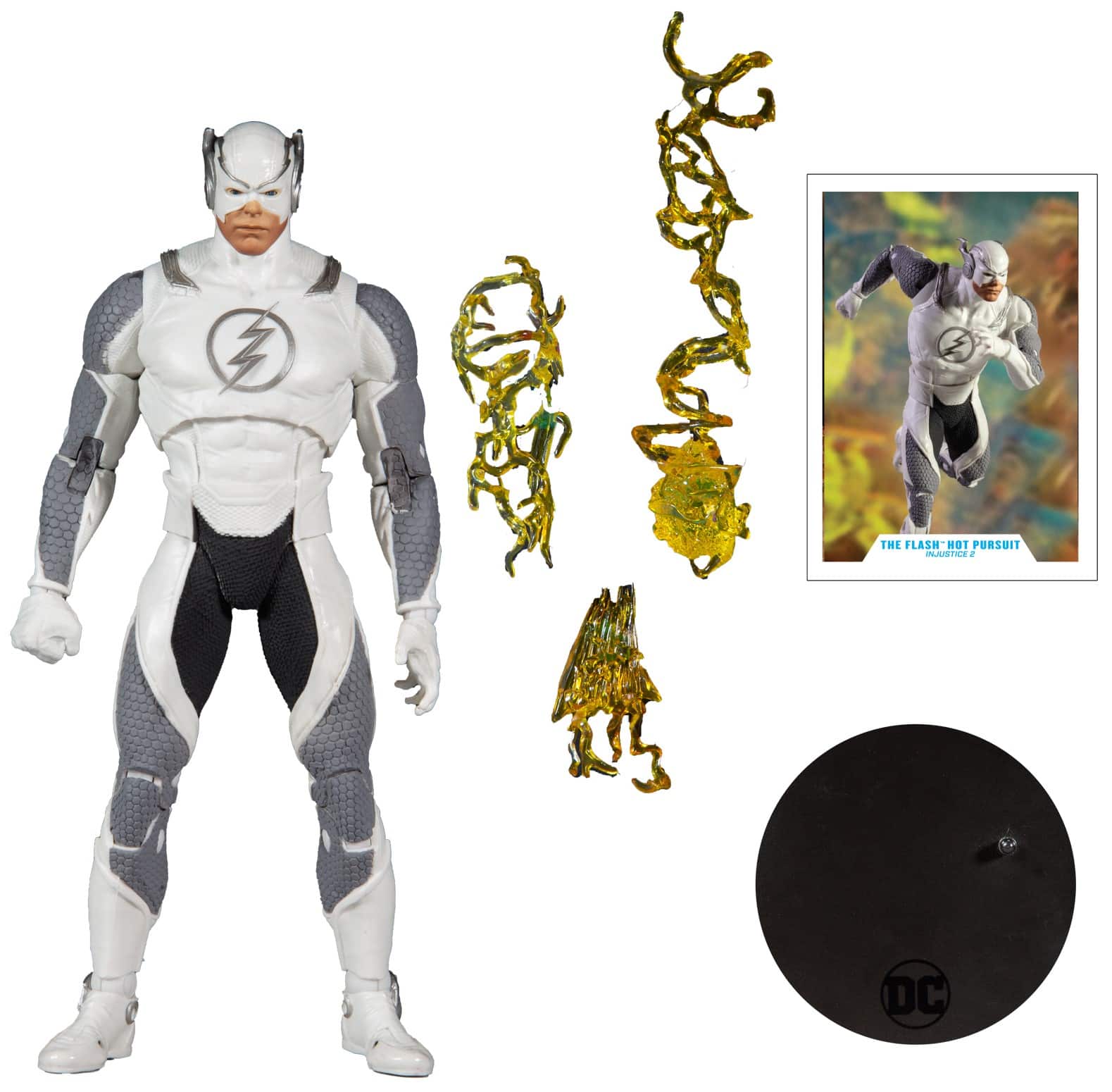 Front. McFarlane Toys - DC Gaming - Flash Hot Pursuit 7" Figure.