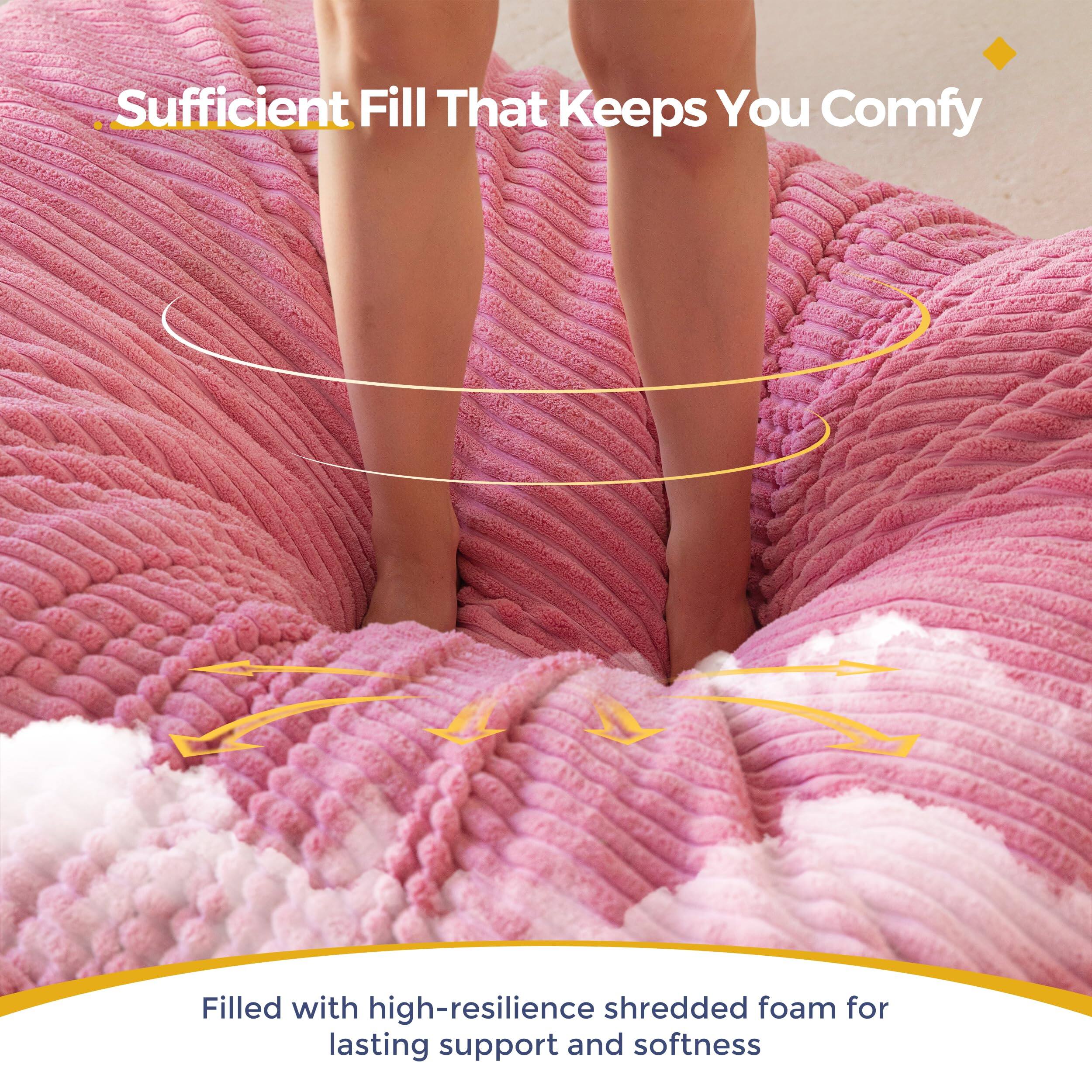Sufficient Fill That Keeps You Comfy

Filled with high-resilience shredded foam for lasting support and softness