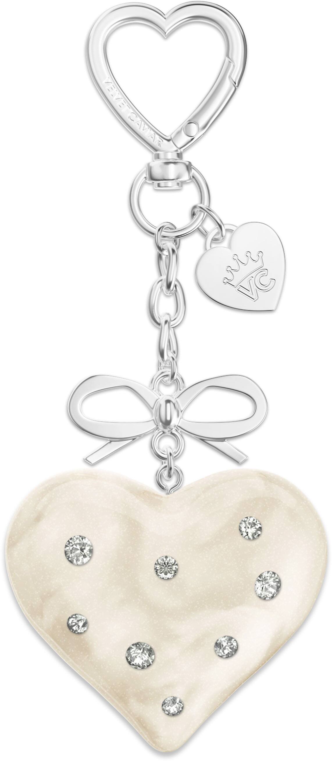 Cream Crystal Heart