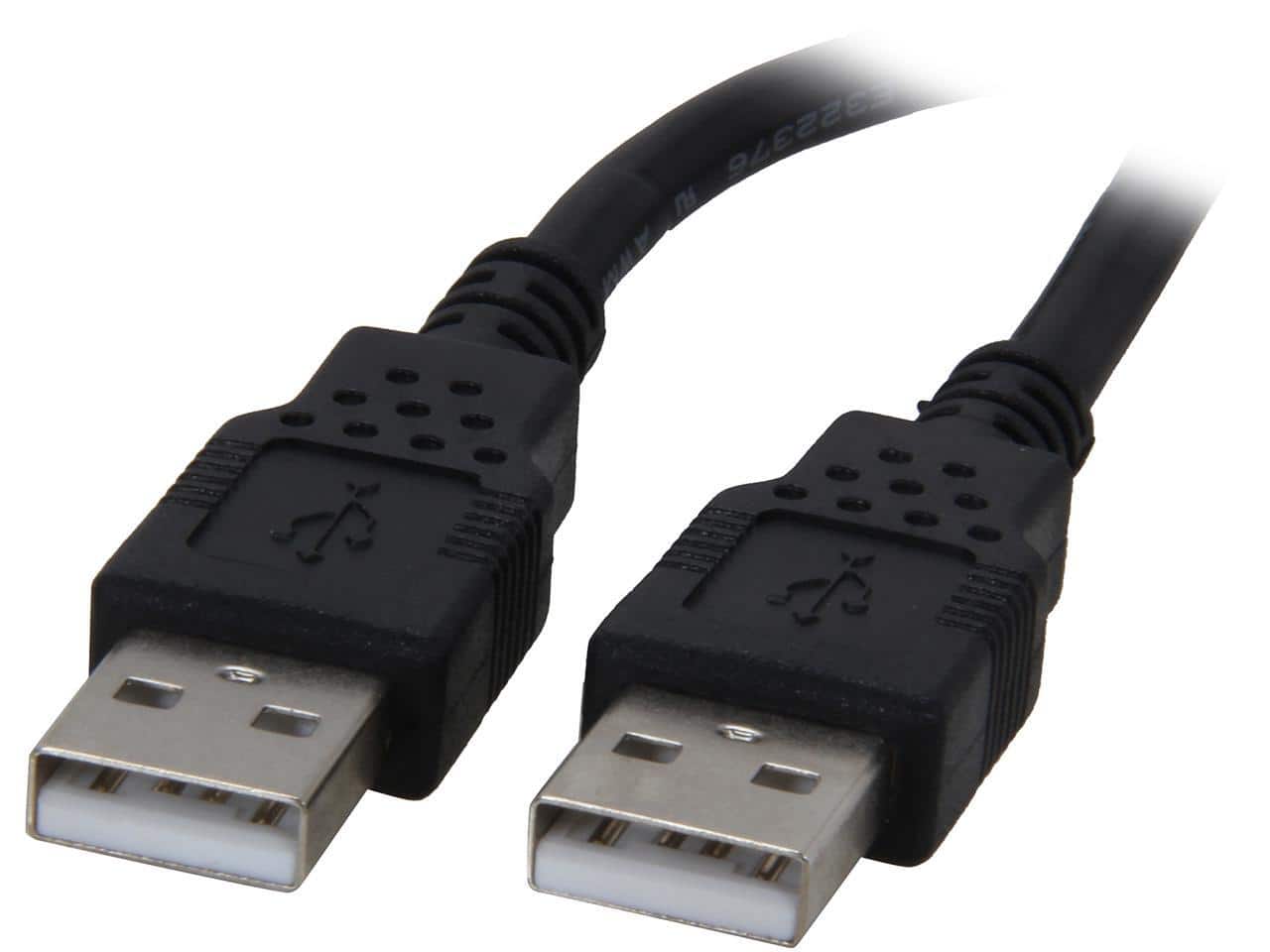 Cables to Go - C2G 28105 USB Cable - USB 2.0 A Male to A Male Cable, Black (3.3 Feet, 1 Meter)