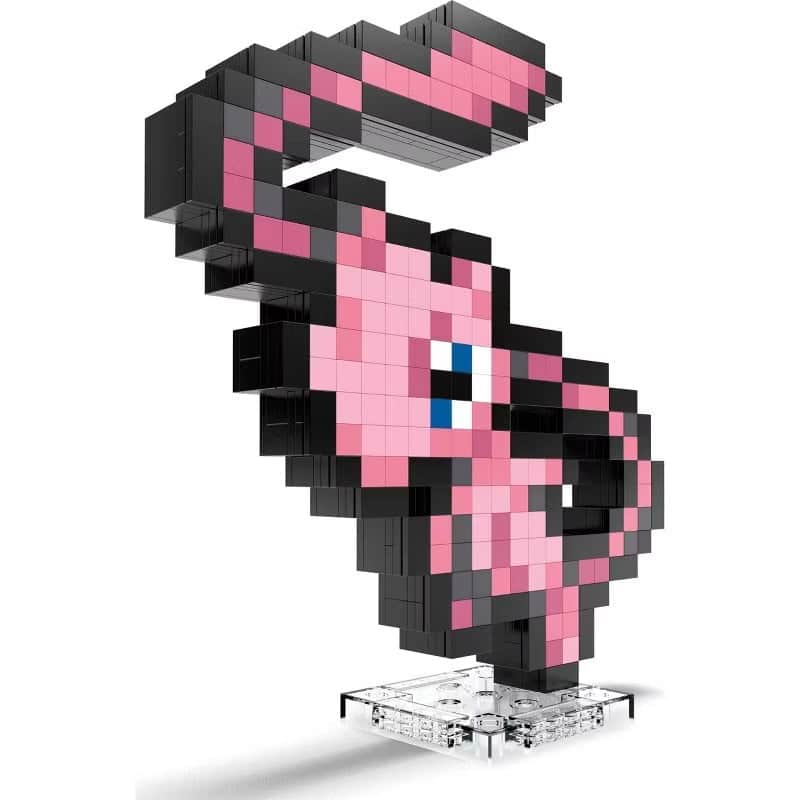 Mega Bloks Pokemon Mew, Pixel Art, 434 Piece Building Toy Set