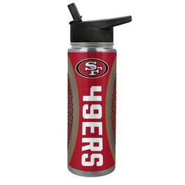 Great American Products - San Francisco 49ers 24oz. Jr. Thirst Game Ball Hydration Bottle - Brown