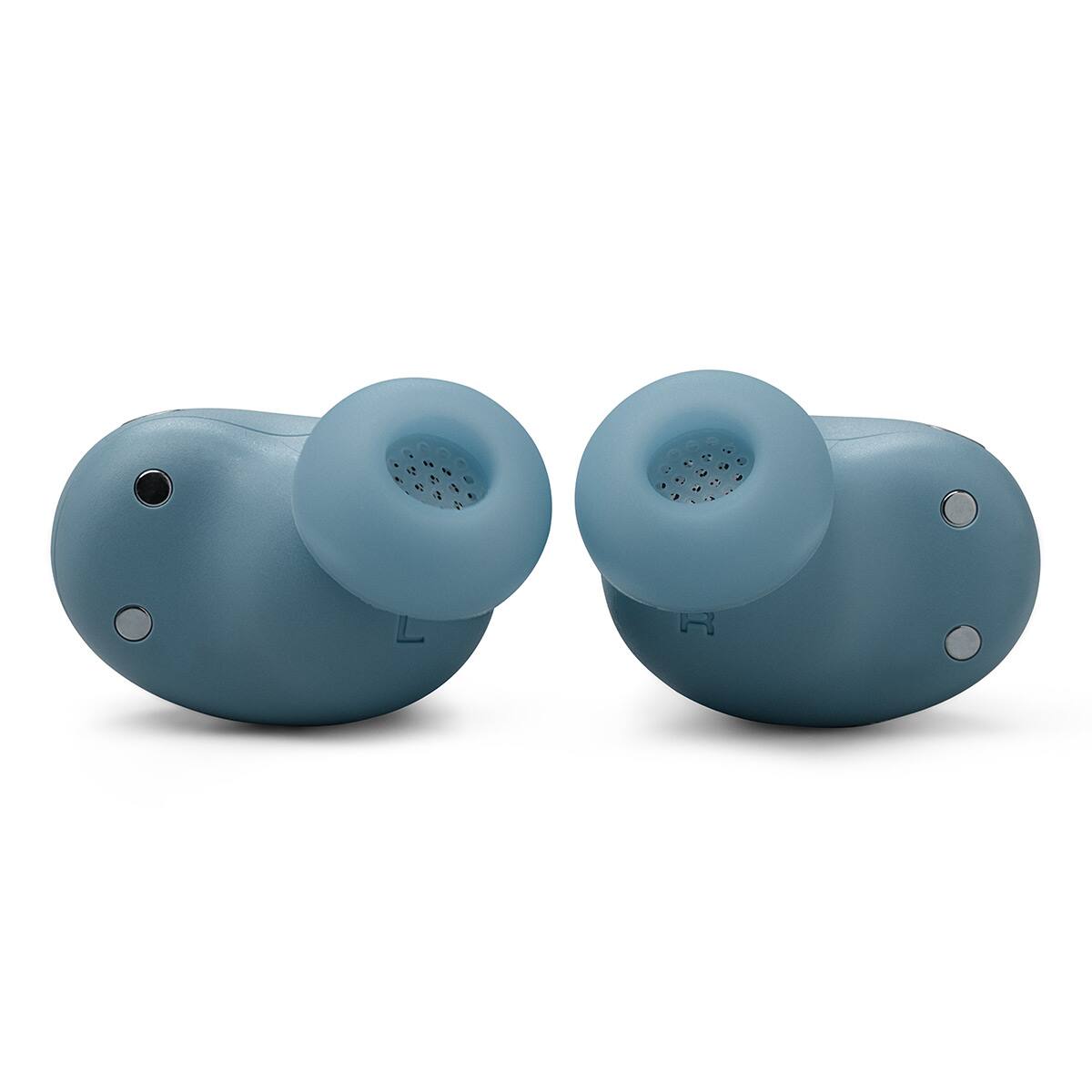 Alt View 9. JBL - JBL Live Buds 3 True Wireless Noise Cancelling Earbud Bundle with gSport Case - Blue.