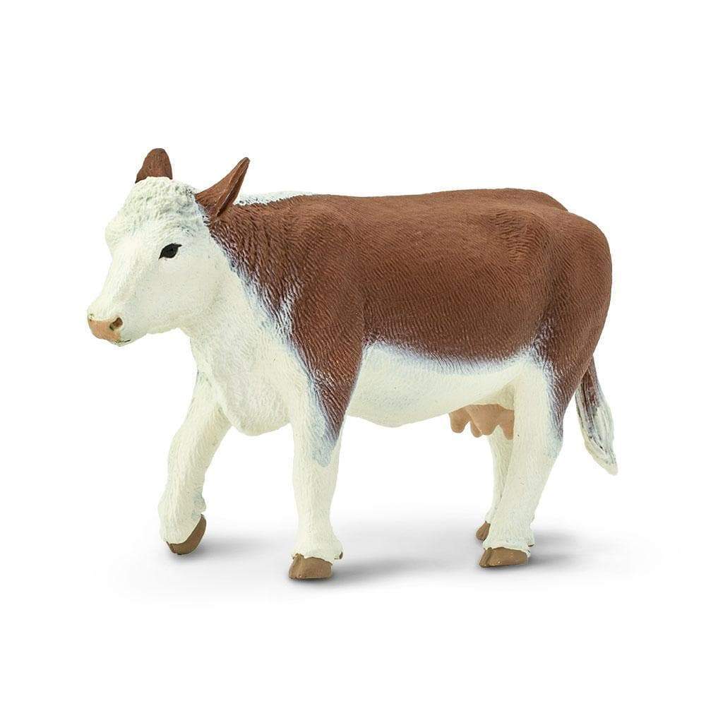 Alt View 3. Safari Ltd. - Hereford Cow Toy Figurine.