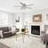 Alt View 1. Breezary - 52'' Flush Mount Ceiling Fan with Light Kit, Low Profile Indoor Crystal Fan, 5 Blades, 6-Speed DC Motor, Remote, Timer - Chrome with Silver Blades.