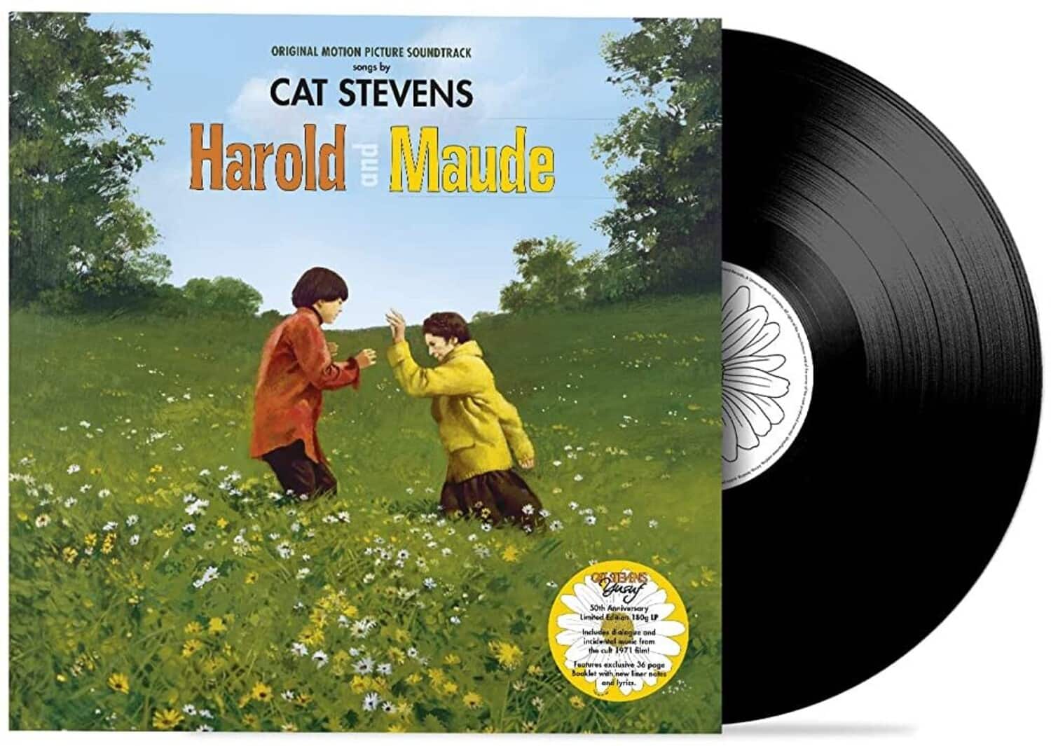 ORIGINAL MOTION PICTURE SOUNDTRACK  
songs by CAT STEVENS  
Harold and Maude  

CRIBES  
30th Anniversary Limited Edition 180g LP  
Includes alogus and incldetel feem dee ab 1971 lel  
Features exclusive 36 page Booklet with new liner and lyrics.  

CRIBES  
30th Anniversary Limited Edition 180g LP  
Includes alogus and incldetel feem dee ab 1971 lel  
Features exclusive 36 page Booklet with new liner and lyrics.